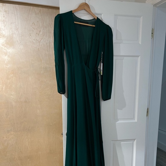 Reformation Milan Emerald Dress - Picture 3 of 5